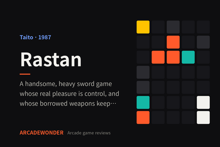 Rastan · Taito · 1987