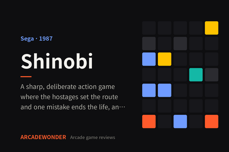 Shinobi · Sega · 1987